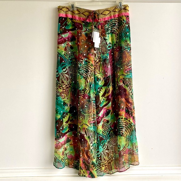 WD NY 100% Silk Skirt - Picture 5 of 8